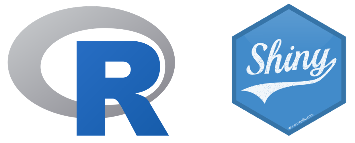displayed r language logo